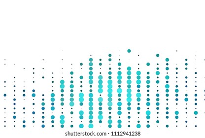 Light BLUE vector  layout with circle shapes. Modern abstract illustration with colorful water drops. New design for ad, poster, banner of your website.