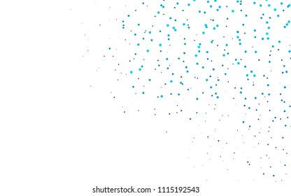 Light BLUE vector  layout with circle shapes. Beautiful colored illustration with blurred circles in nature style. Pattern can be used as texture of water, rain drops.