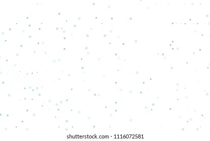 Light BLUE vector  layout with circle shapes. Glitter abstract illustration with blurred drops of rain. Pattern can be used as texture of water, rain drops.