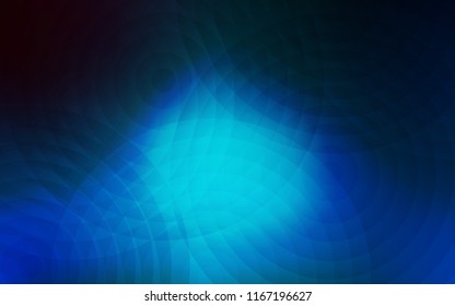 Light BLUE vector layout with circle shapes. Blurred bubbles on abstract background with colorful gradient. Pattern can be used as texture of wallpapers.