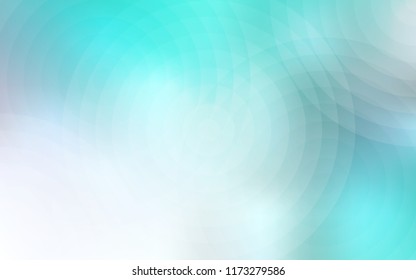 Light BLUE vector layout with circle shapes. Illustration with set of shining colorful abstract circles. Completely new template for your brand book.