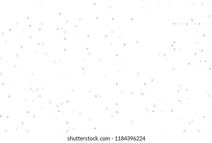 Light BLUE vector  layout with circle shapes. Blurred decorative design in abstract style with bubbles. Beautiful design for your business natural advert.