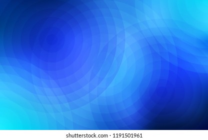 Light BLUE vector layout with circle shapes. Modern abstract illustration with colorful water drops. Pattern can be used for futuristic ad, booklets.