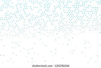 Light BLUE vector  layout with circle shapes. Abstract illustration with colored bubbles in nature style. New design for ad, poster, banner of your website.