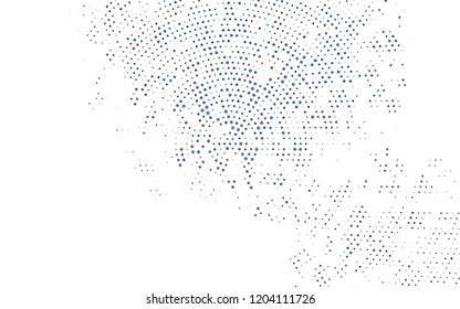 Light BLUE vector layout with circle shapes. Illustration with set of shining colorful abstract circles. Design for posters, banners.