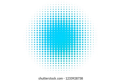 Light BLUE vector layout with circle shapes. Blurred decorative design in abstract style with bubbles. Pattern for beautiful websites.