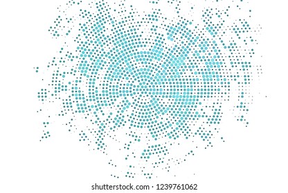 Light BLUE vector layout with circle shapes. Blurred decorative design in abstract style with bubbles. Design for posters, banners.