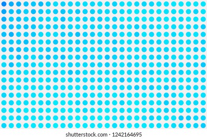 Light BLUE vector layout with circle shapes. Modern abstract illustration with colorful water drops. Pattern for ads, booklets.