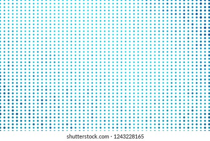 Light BLUE vector layout with circle shapes. Blurred decorative design in abstract style with bubbles. Pattern of water, rain drops.