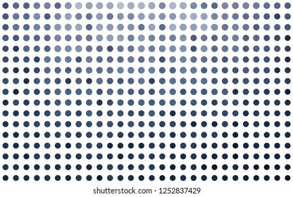 Light BLUE vector layout with circle shapes. Blurred bubbles on abstract background with colorful gradient. Pattern of water, rain drops.