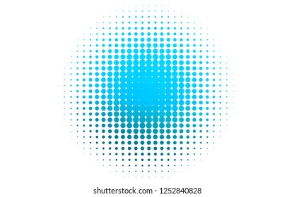 Light BLUE vector layout with circle shapes. Blurred decorative design in abstract style with bubbles. Pattern for ads, booklets.