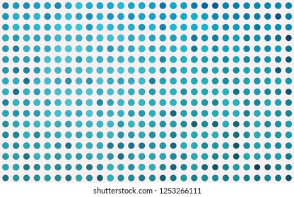 Light BLUE vector layout with circle shapes. Modern abstract illustration with colorful water drops. Pattern of water, rain drops.
