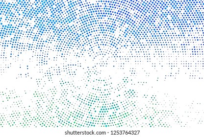 Light BLUE vector layout with circle shapes. Abstract illustration with colored bubbles in nature style. Pattern for ads, leaflets.