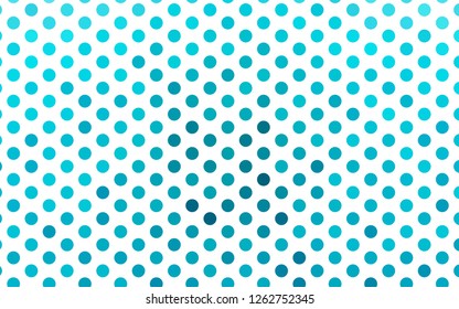 Light BLUE vector layout with circle shapes. Modern abstract illustration with colorful water drops. Design for posters, banners.