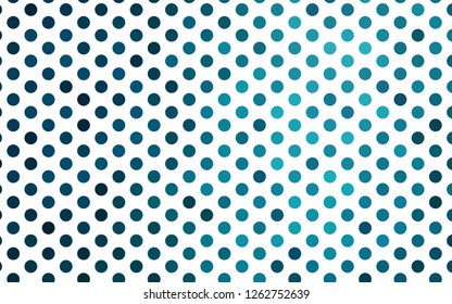 Light BLUE vector layout with circle shapes. Blurred decorative design in abstract style with bubbles. Pattern for beautiful websites.