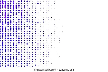 Light Blue vector layout with circle shapes. Blurred bubbles on abstract background with colorful gradient. Pattern of water, rain drops.