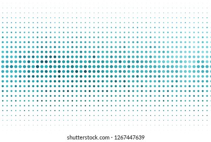 Light BLUE vector layout with circle shapes. Beautiful colored illustration with blurred circles in nature style. Design for business adverts.