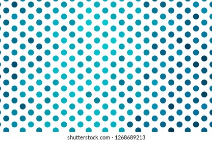 Light BLUE vector layout with circle shapes. Blurred decorative design in abstract style with bubbles. Design for posters, banners.