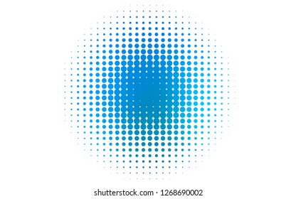 Light BLUE vector layout with circle shapes. Beautiful colored illustration with blurred circles in nature style. Pattern for beautiful websites.