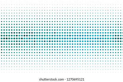 Light BLUE vector layout with circle shapes. Blurred decorative design in abstract style with bubbles. Template for your brand book.