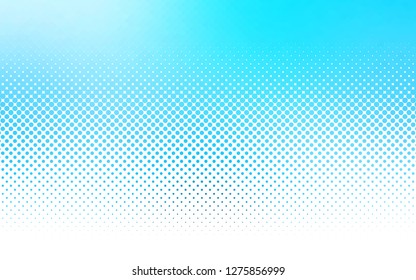 Light BLUE vector layout with circle shapes. Beautiful colored illustration with blurred circles in nature style. Pattern of water, rain drops.