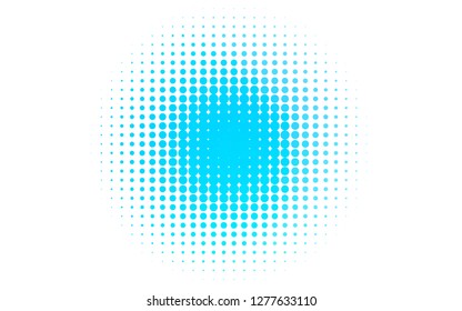 Light BLUE vector layout with circle shapes. Blurred bubbles on abstract background with colorful gradient. Pattern for ads, booklets.