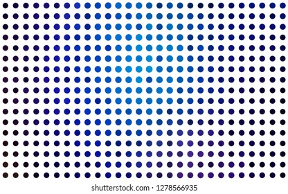 Light BLUE vector layout with circle shapes. Beautiful colored illustration with blurred circles in nature style. Pattern for ads, leaflets.
