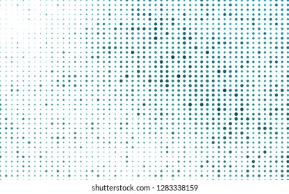 Light BLUE vector layout with circle shapes. Illustration with set of shining colorful abstract circles. Pattern for ads, booklets.