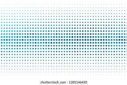 Light BLUE vector layout with circle shapes. Blurred decorative design in abstract style with bubbles. Pattern of water, rain drops.