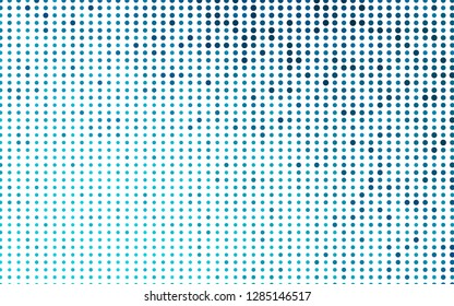 Light BLUE vector layout with circle shapes. Blurred bubbles on abstract background with colorful gradient. Pattern of water, rain drops.