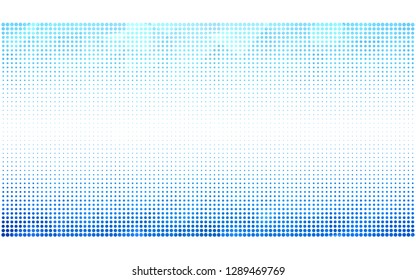 Light BLUE vector  layout with circle shapes. Blurred bubbles on abstract background with colorful gradient. New template for your brand book.
