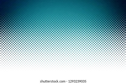Light BLUE vector layout with circle shapes. Abstract illustration with colored bubbles in nature style. Pattern of water, rain drops.
