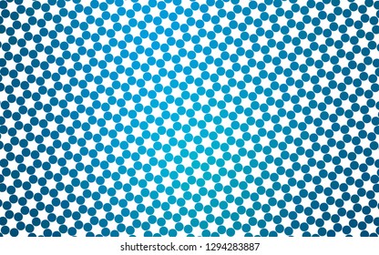 Light BLUE vector layout with circle shapes. Modern abstract illustration with colorful water drops. Pattern for ads, leaflets.