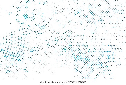 Light BLUE vector layout with circle shapes. Abstract illustration with colored bubbles in nature style. Pattern for ads, leaflets.