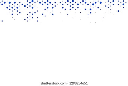 Light BLUE vector layout with circle spots. Colorful illustration with blurred circles in nature style. Pattern for ads, leaflets.