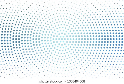Light BLUE vector  layout with circle shapes. Blurred bubbles on abstract background with colorful gradient. New template for your brand book.
