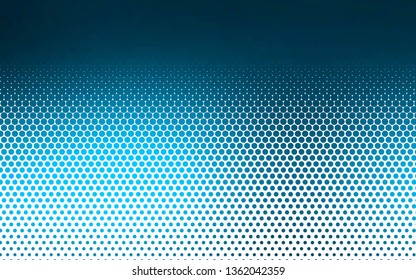 Light BLUE vector layout with circle shapes. Illustration with set of shining colorful abstract circles. Pattern for ads, booklets.