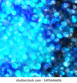 Light BLUE vector layout with circle shapes. Glitter abstract illustration with colorful drops. Design for your commercials.