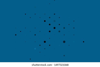 Light BLUE vector layout with circle shapes. Beautiful colored illustration with blurred circles in nature style. Pattern of water, rain drops.