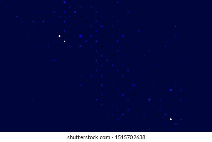 Light BLUE vector layout with circle shapes. Blurred decorative design in abstract style with bubbles. Pattern for ads, booklets.