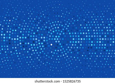 Light BLUE vector  layout with circle shapes. Modern abstract illustration with colorful water drops. Design for poster, banner of websites.