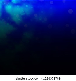 Light BLUE vector layout with circle shapes. Illustration with set of shining colorful abstract spheres. Pattern for websites.