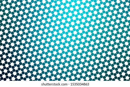 Light BLUE vector layout with circle shapes. Beautiful colored illustration with blurred circles in nature style. Pattern for ads, leaflets.