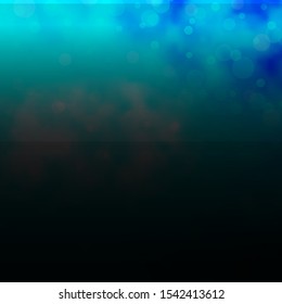 Light BLUE vector layout with circle shapes. Abstract colorful disks on simple gradient background. Pattern for wallpapers, curtains.