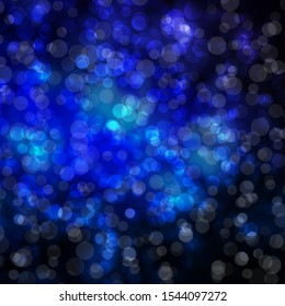 Light BLUE vector layout with circle shapes. Colorful illustration with gradient dots in nature style. Pattern for wallpapers, curtains.