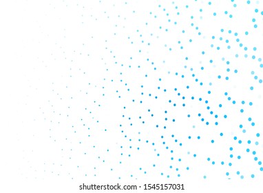 Light BLUE vector layout with circle shapes. Illustration with set of shining colorful abstract circles. Design for posters, banners.