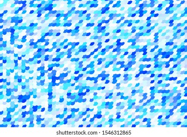 Light BLUE vector layout with circle shapes. Blurred decorative design in abstract style with bubbles. Pattern for ads, leaflets.