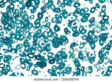 Light BLUE vector layout with circle shapes. Blurred bubbles on abstract background with colorful gradient. Design for posters, banners.