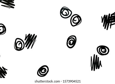 Light BLUE vector layout with circle shapes. Illustration with set of shining colorful abstract circles. Template for your brand book.