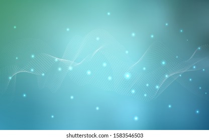 Light BLUE vector layout with circle shapes. Beautiful colored illustration with blurred circles in nature style. Beautiful design for your business natural advert.